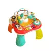 LEAN TOYS τραπέζι μάθησης διαδραστικό μουσικό πάνελ πιάνο 2 σε 1 κόκκινο
