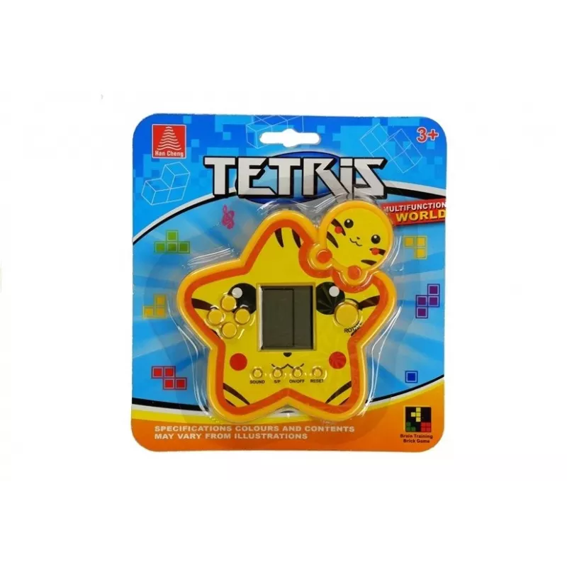 LEAN TOYS Ηλεκτρονικό Παιχνίδι Tetris Star Κίτρινο
