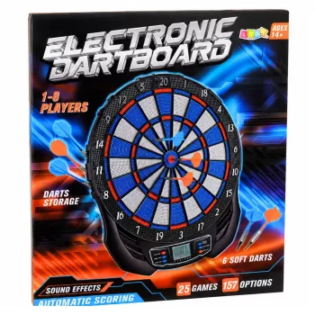LEAN TOYS Ηλεκτρονικός πίνακας βελών LCD Arcade παιχνίδι 25 παιχνίδια 176 παραλλαγές