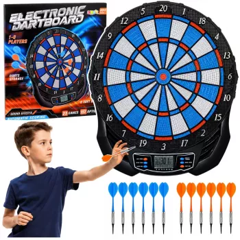 LEAN TOYS Ηλεκτρονικός πίνακας βελών LCD Arcade παιχνίδι 25 παιχνίδια 176 παραλλαγές