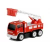 LEAN TOYS Πυροσβεστικό Αυτοκίνητο με Βιδωτή Τσουλήθρα + Εργαλεία