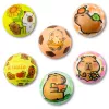 LEAN TOYS Μπάλα Αφρού για Παιχνίδι Αναπήδησης Capybara 6,5 cm