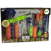 LEAN TOYS Σετ μαστόρων εργαλεία κατσαβίδι σφυρί πριόνι