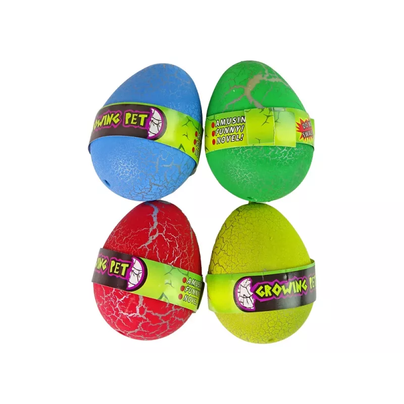 LEAN TOYS Hatching Magic Αυγό Δεινοσαύρου που Μεγαλώνει 6 cm Πολύχρωμο