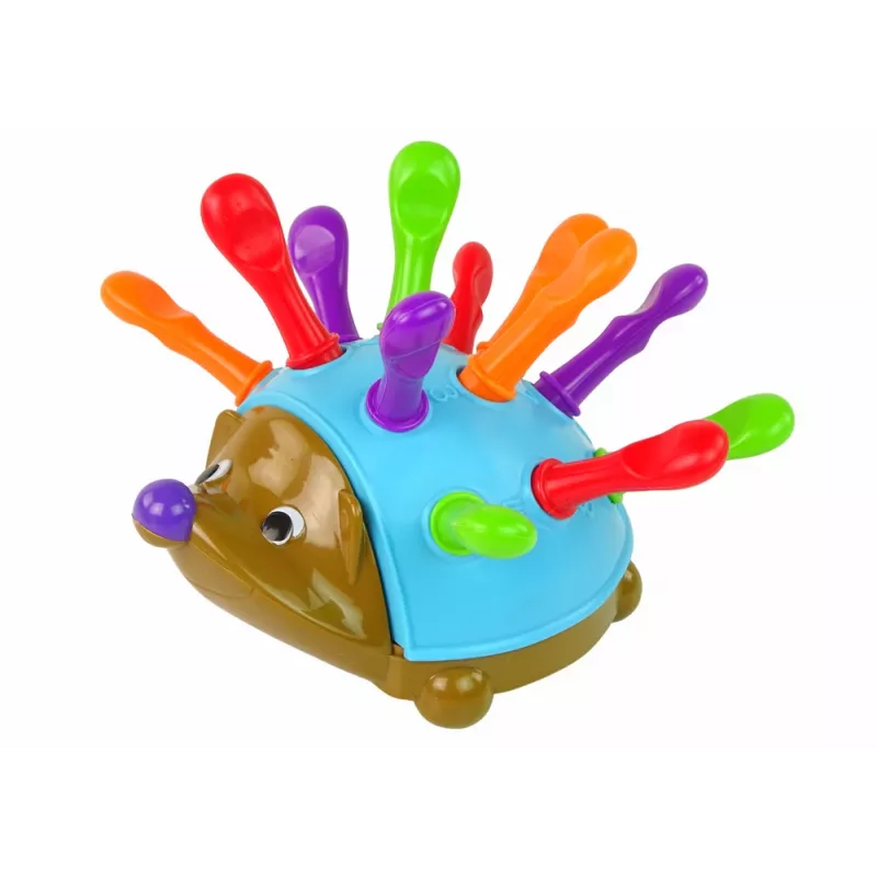 LEAN TOYS Παζλ Σκαντζόχοιρος Μπλε Πολύχρωμα Αγκάθια