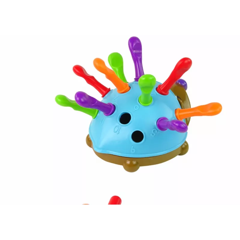 LEAN TOYS Παζλ Σκαντζόχοιρος Μπλε Πολύχρωμα Αγκάθια