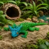 LEAN TOYS Horned Lizard λαστιχένια φιγούρα stretchable ρεαλιστική 20 cm