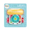 LEAN TOYS Διαδραστικό πολύχρωμο τηλέφωνο-παιχνίδι με ρόδες