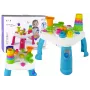 LEAN TOYS Διαδραστικό Τραπέζι Μάθησης με Πίστα Μπαλών και Τσουλήθρα Μπλε