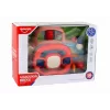 LEAN TOYS Διαδραστικό ροζ τιμόνι προσομοιωτής οδήγησης πολυλειτουργικό