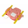 LEAN TOYS Διαδραστικό ροζ τιμόνι προσομοιωτής οδήγησης πολυλειτουργικό
