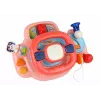 LEAN TOYS Διαδραστικό ροζ τιμόνι προσομοιωτής οδήγησης πολυλειτουργικό