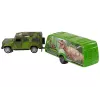 LEAN TOYS Σετ οχήματος Jeep με τρέιλερ δεινοσαύρου