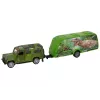 LEAN TOYS Σετ οχήματος Jeep με τρέιλερ δεινοσαύρου