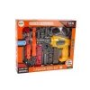 LEAN TOYS Μεγάλη Εργαλειοθήκη DIY + Δραπανοκατσάβιδο Μπαταρίας Σετ Μάστορα