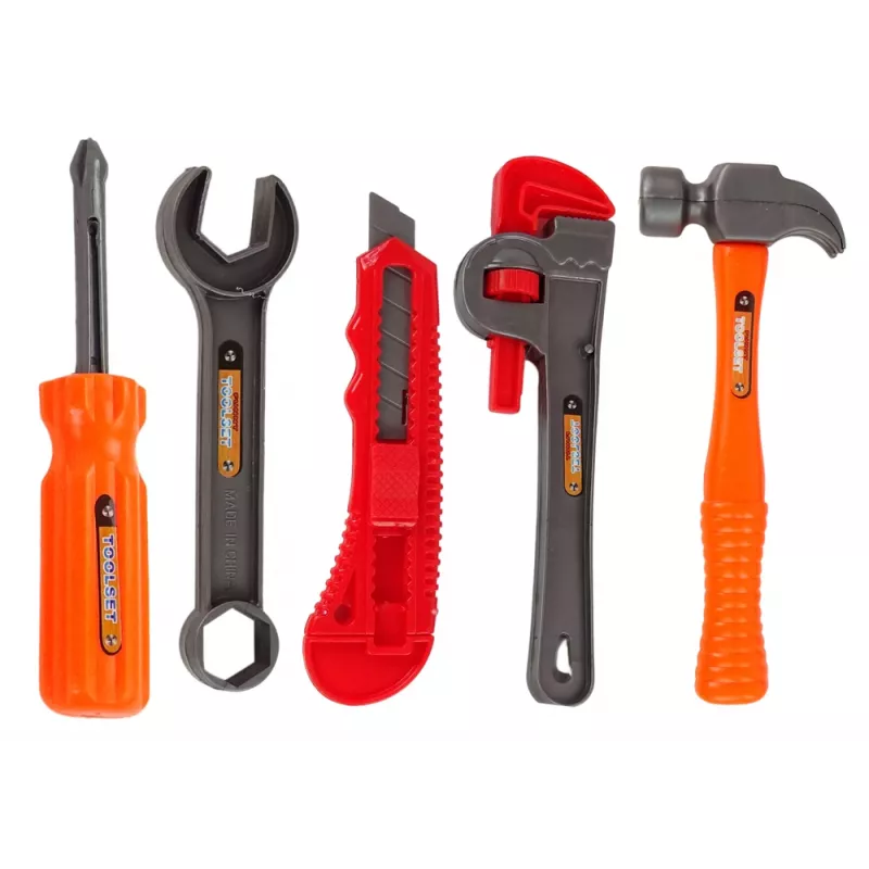 LEAN TOYS Μεγάλη Εργαλειοθήκη DIY + Δραπανοκατσάβιδο Μπαταρίας Σετ Μάστορα