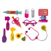 LEAN TOYS Σετ Μικρού Γιατρού Βαλιτσάκι Ροζ Στηθοσκόπιο