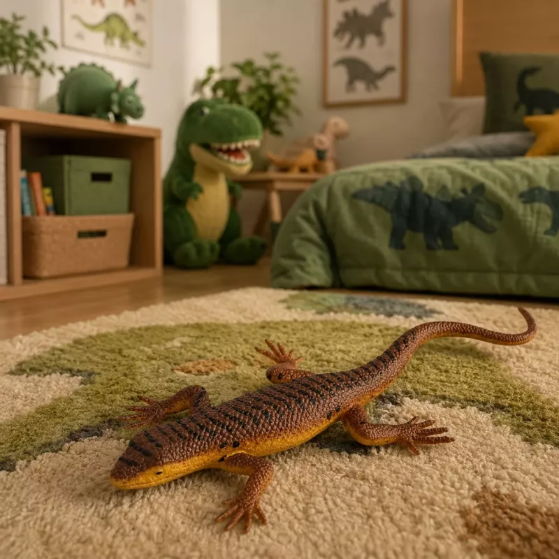 LEAN TOYS Echse Vivipar λαστιχένια φιγούρα stretchable ρεαλιστική 12,5 cm