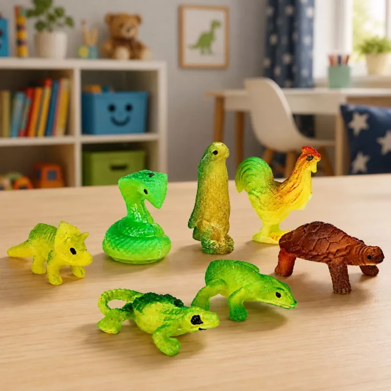 LEAN TOYS Magic Egg Δεινόσαυρος που εκκολάπτεται στο νερό αυγό λευκό 6,5 cm