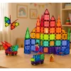 LEAN TOYS Μαγνητικά δομικά τουβλάκια 3D Πάνελ Δημιουργικά STEM Πολύχρωμα 100 τεμ.