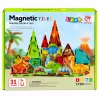 LEAN TOYS Μαγνητικά Δομικά Στοιχεία Δεινόσαυρος Ηφαίστειο 31 τεμ.