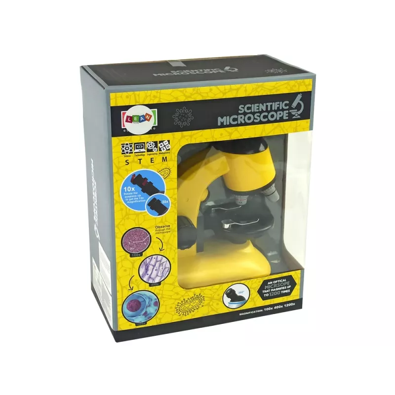 LEAN TOYS Μικροσκόπιο για μικρούς επιστήμονες εκπαιδευτικό σετ