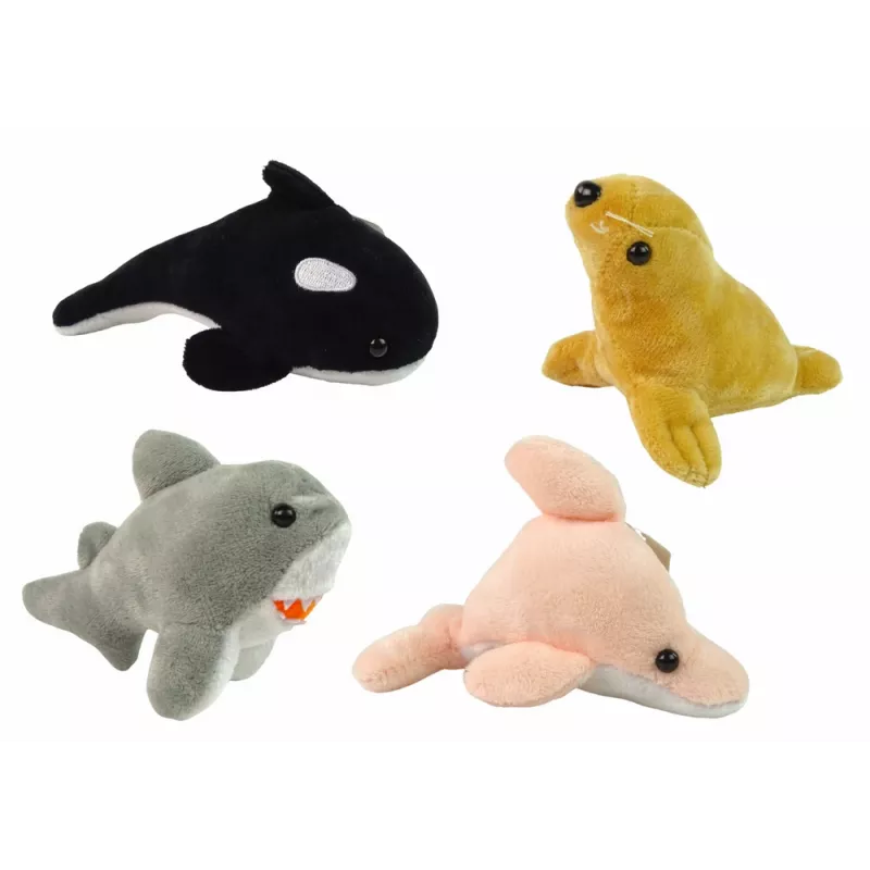 LEAN TOYS Μίνι Λούτρινα Θαλάσσια Ζώα 4 Μοντέλα