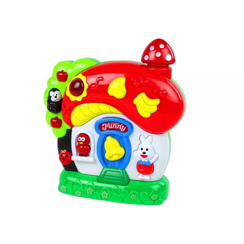 LEAN TOYS Μουσικό Σπιτάκι Παιχνιδιού για Μωρά Ζώα