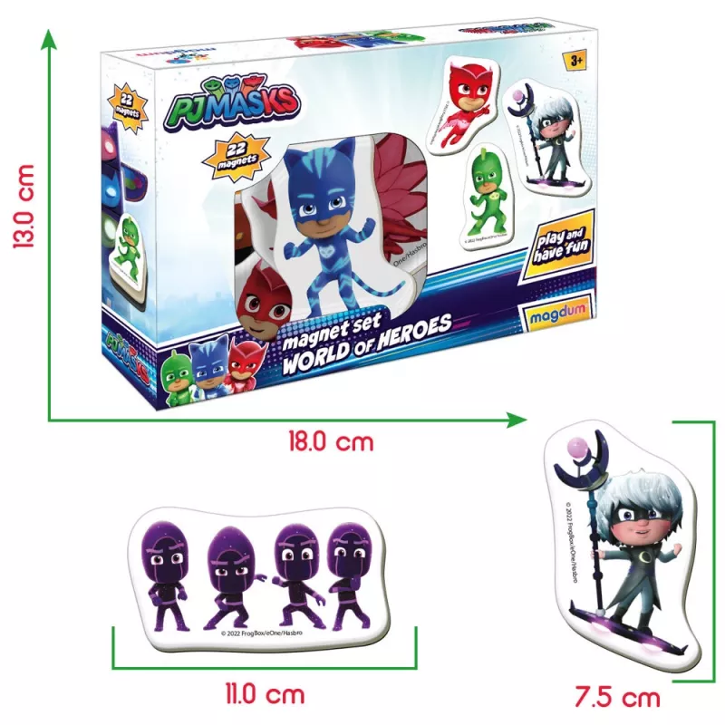LEAN TOYS PJ Masks Σετ μαγνητών ME 5031-31