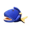 LEAN TOYS Μασκότ λούτρινο μπλε ψάρι κούκλα 25 cm