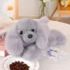 LEAN TOYS Λούτρινο σκυλί Cocker Spaniel με βαριά πόδια, γκρι, 30 cm
