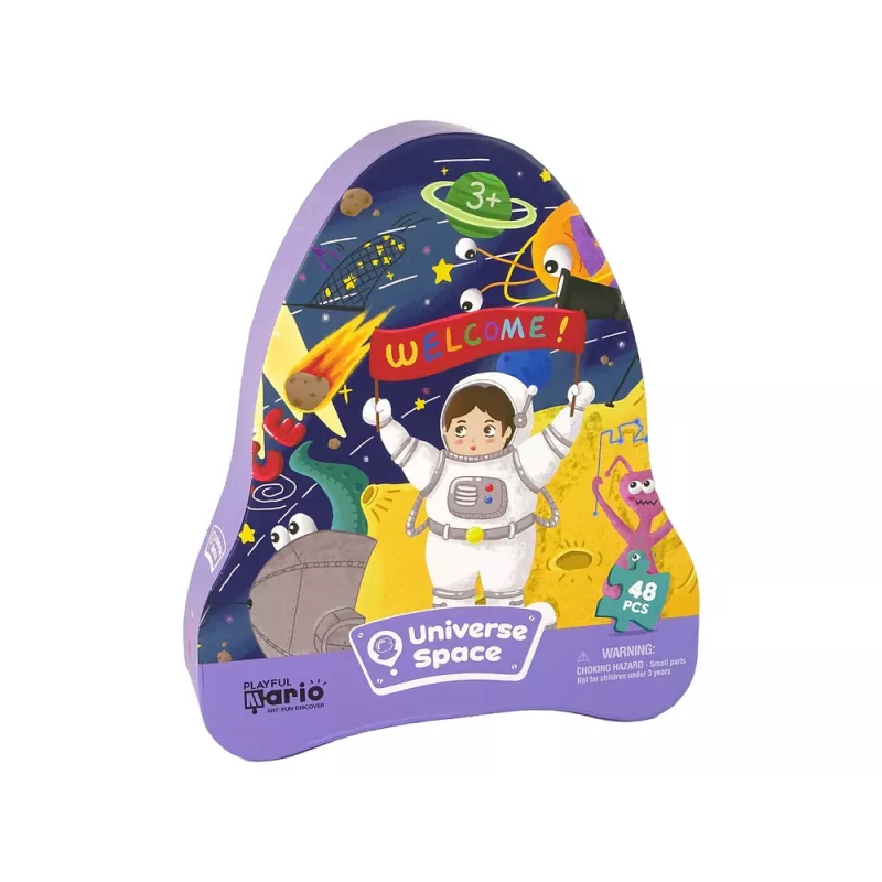 LEAN TOYS Παζλ διάστημα UFO πλανήτες 48 τεμ.