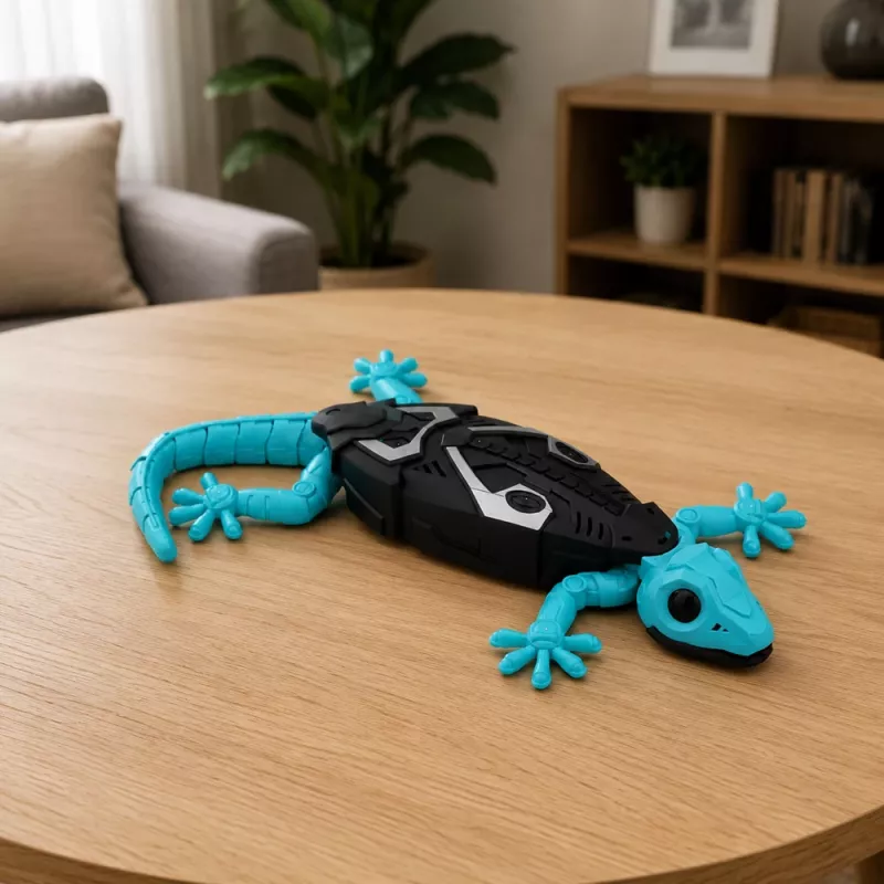 LEAN TOYS RC Σαύρα gecko αναρρίχηση τοίχου 360° μπλε