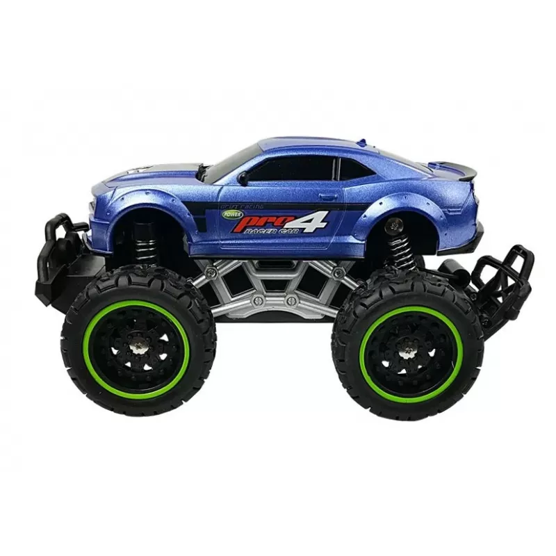 LEAN TOYS Τηλεχειριζόμενο Αυτοκίνητο Off-Road R/C Μπλε High Wheels