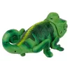 LEAN TOYS Τηλεχειριζόμενο χαμαιλέοντας πράσινο φως 28 cm