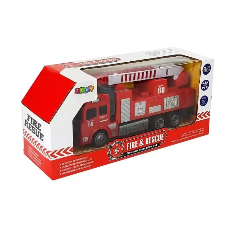 LEAN TOYS Τηλεχειριζόμενο Πυροσβεστικό Όχημα R/C
