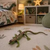 LEAN TOYS Sand Lizard λαστιχένια φιγούρα stretchable ρεαλιστική 15 cm