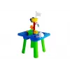 LEAN TOYS Τραπέζι Αμμοδόχου με Καλούπια, Φτυάρι, Τσουγκράνα και Σύννεφο - Πολύχρωμο
