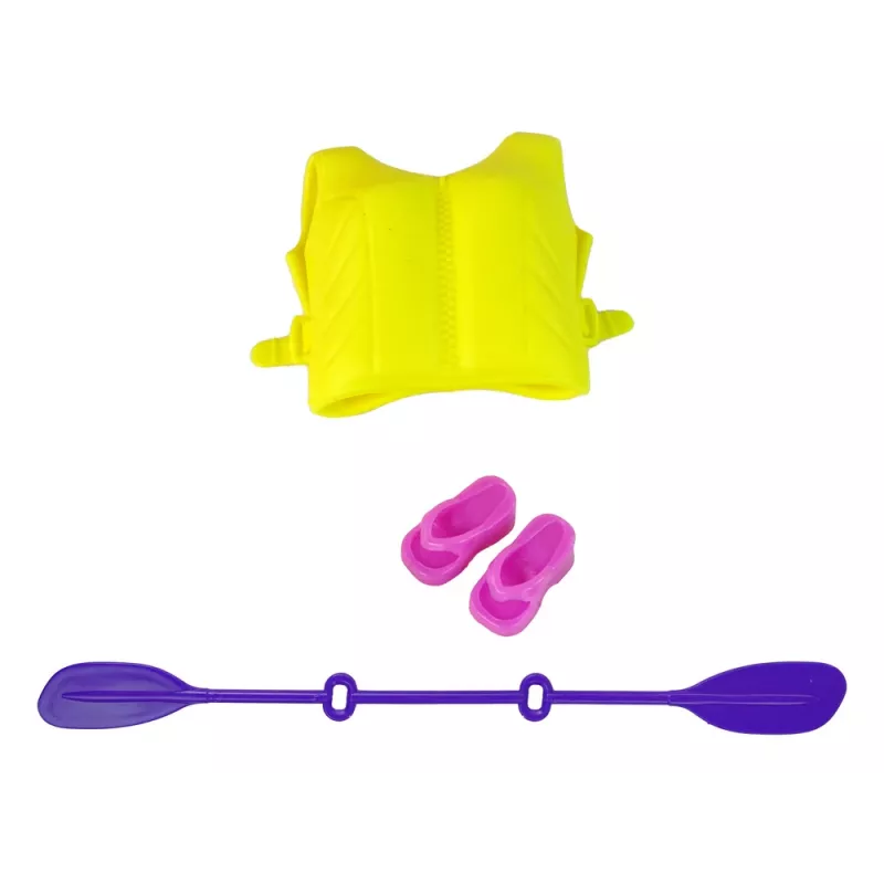 LEAN TOYS Σετ αξεσουάρ κούκλας Kayak ροζ