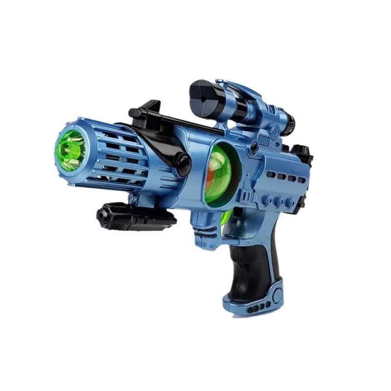 LEAN TOYS Σετ Πιστόλι Λέιζερ Space Warrior Μάσκα με Φώτα και Ήχους