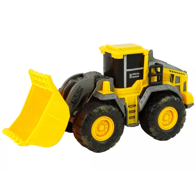 LEAN TOYS Σετ Οχημάτων Κατασκευών 3 Κίτρινα Μοντέλα