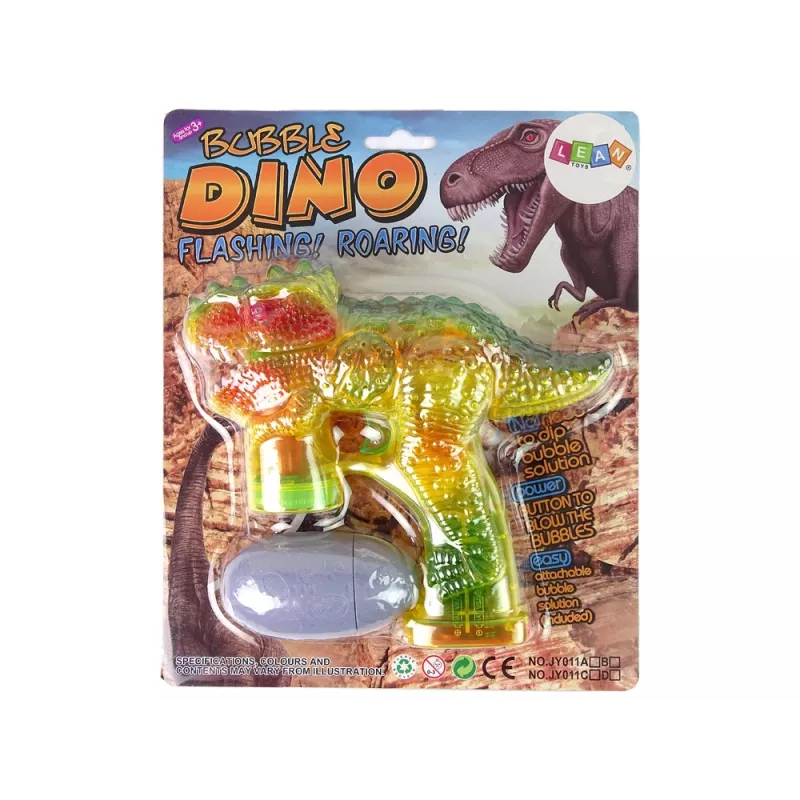 LEAN TOYS Μηχανή Σαπουνόφουσκων Δεινόσαυρος 1x Αυγό