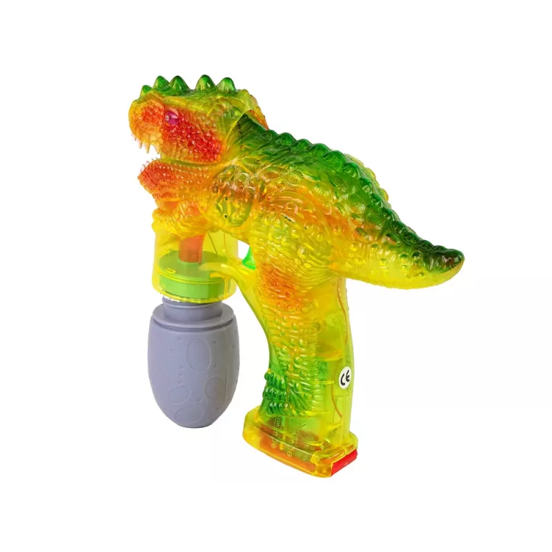 LEAN TOYS Μηχανή Σαπουνόφουσκων Δεινόσαυρος 1x Αυγό