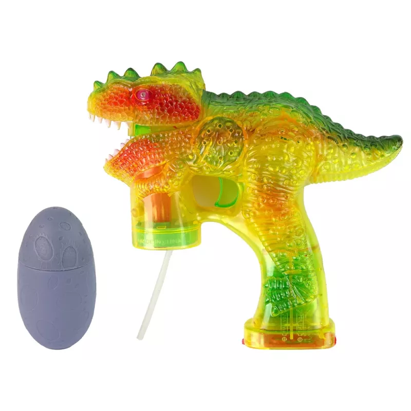 LEAN TOYS Μηχανή Σαπουνόφουσκων Δεινόσαυρος 1x Αυγό