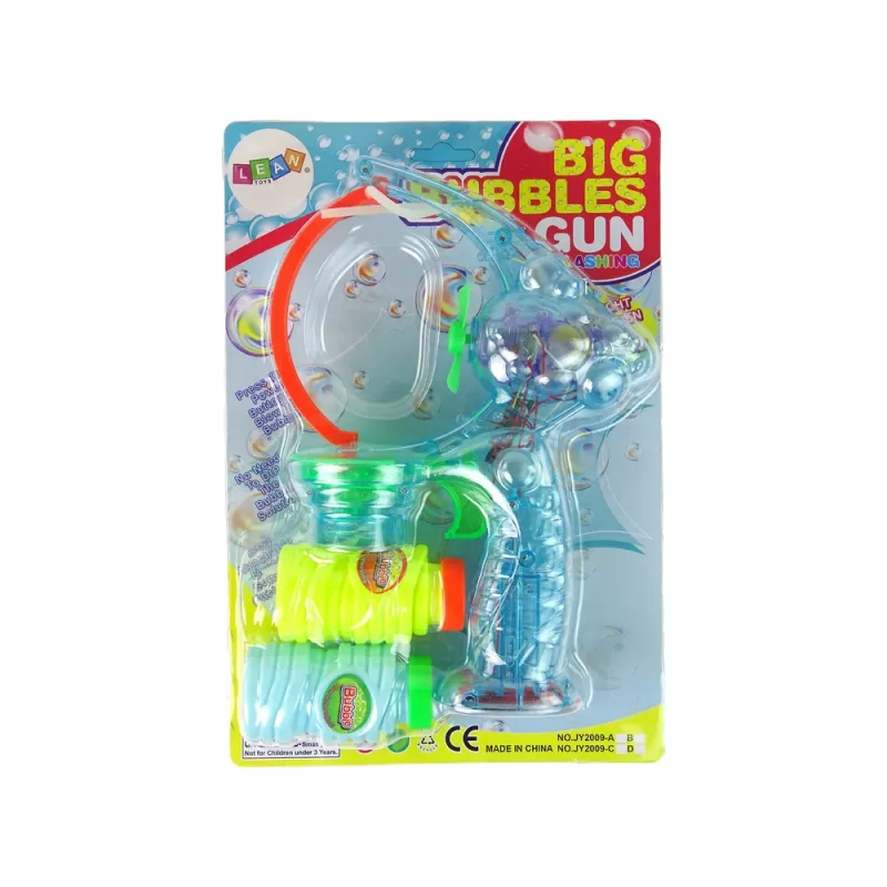 LEAN TOYS Πιστόλι σαπουνόφουσκων 24cm φως & ήχος