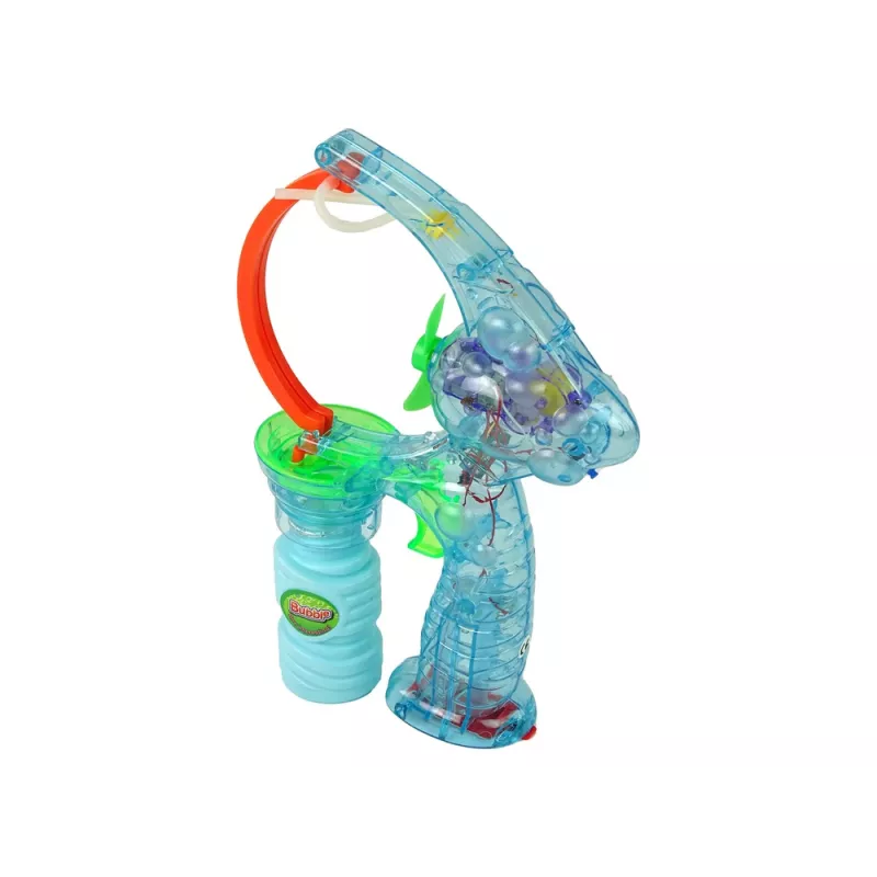 LEAN TOYS Πιστόλι σαπουνόφουσκων 24cm φως & ήχος