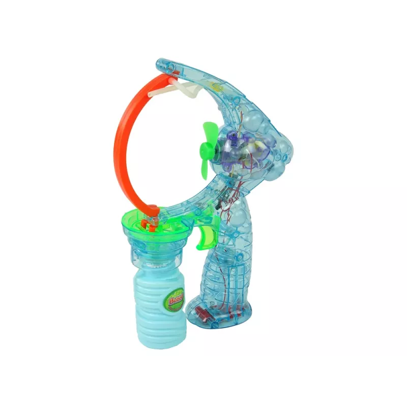 LEAN TOYS Πιστόλι σαπουνόφουσκων 24cm φως & ήχος