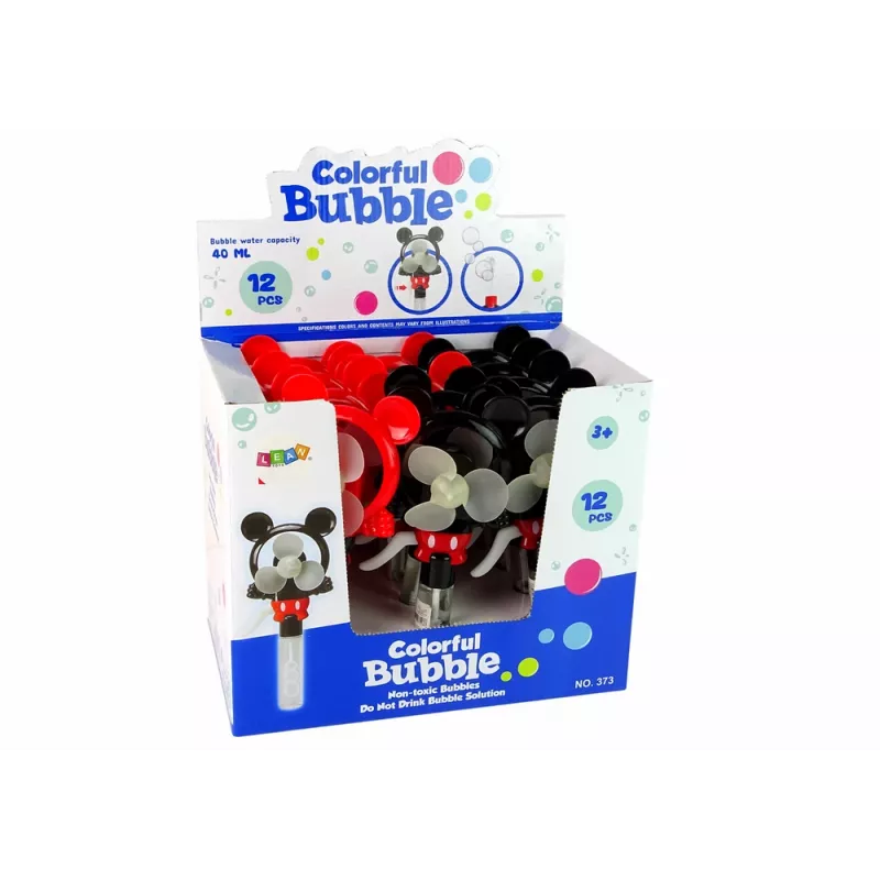 LEAN TOYS Ανεμόμυλος με Σαπουνόφουσκες Mickey Mouse