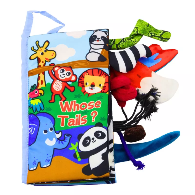 LEAN TOYS μαλακό εκπαιδευτικό βιβλίο με θορύβους ζώων για μωρά