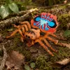 LEAN TOYS Spider Tarantula λαστιχένια φιγούρα stretchable ρεαλιστική 12 cm